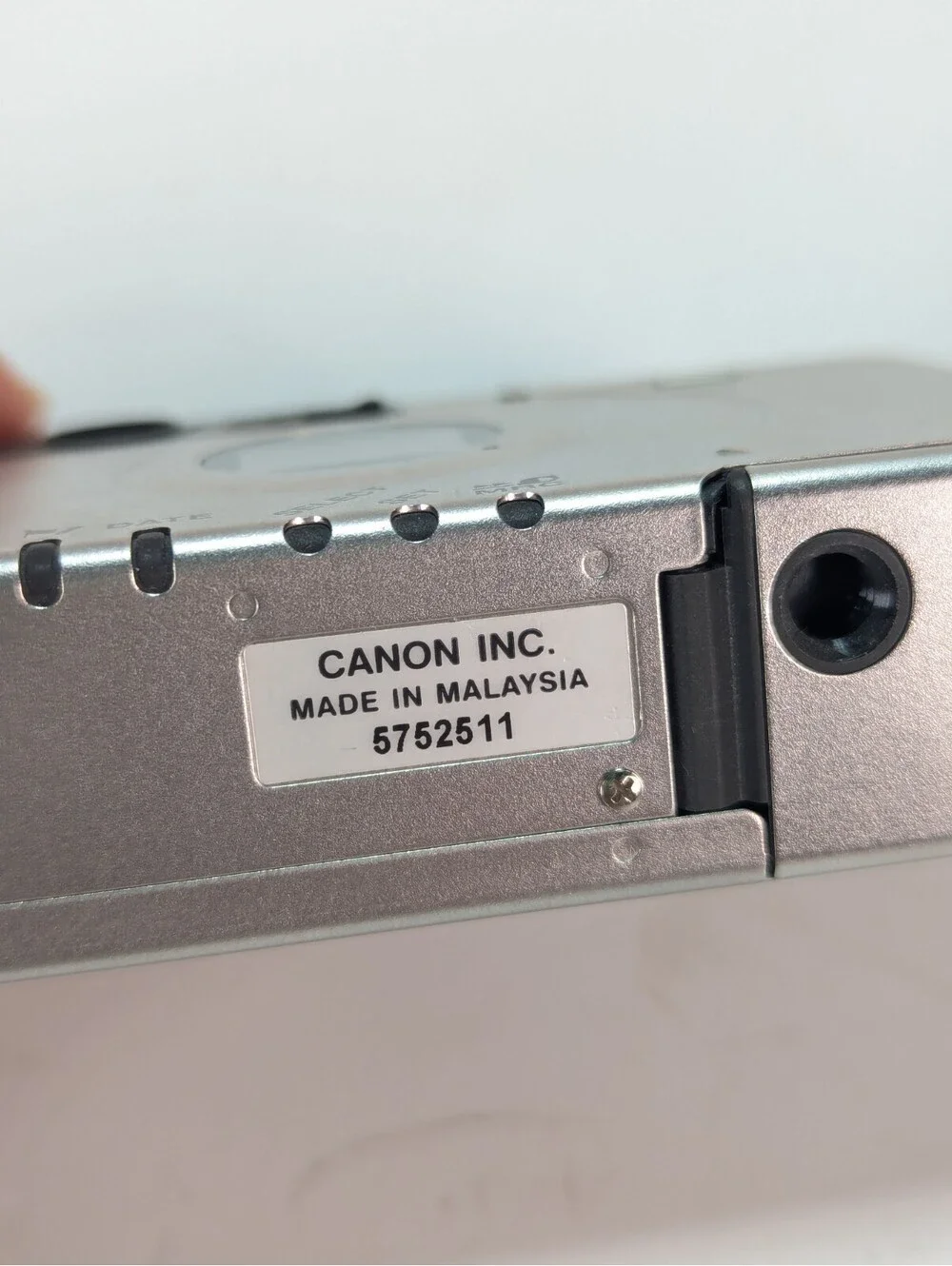 Canon Elph 2 Digital Film Camera Case & Battery Works Not Film Tested